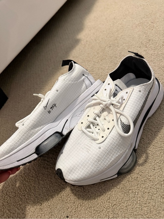 Nike Other - Nike White and Black Low-Top Air-Enhanced Sneakers